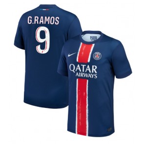 Paris Saint-Germain Goncalo Ramos #9 Hjemmebanetrøje 2024-25 Kort ærmer